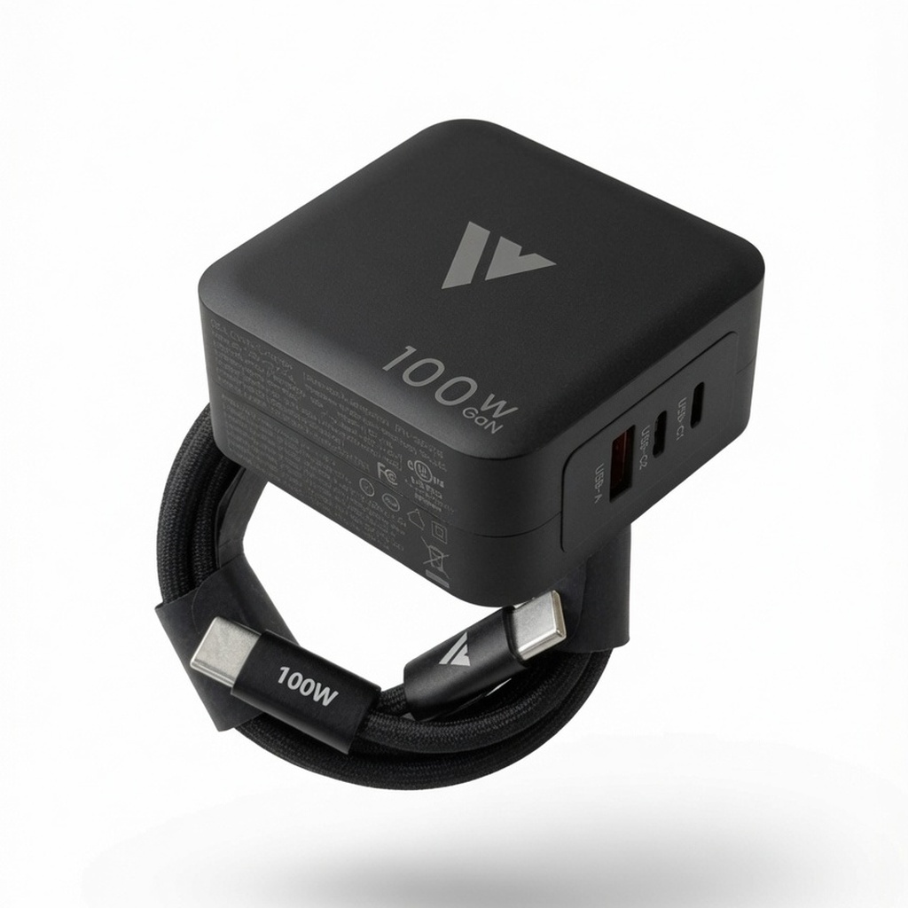 100W GaN USB-C Charger with Cable